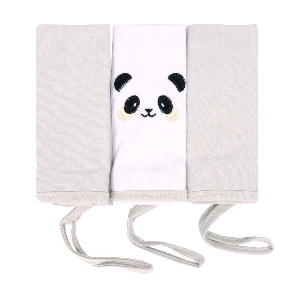 Toalha de Boca Malha 03 Unidades Panda Bublim Petit