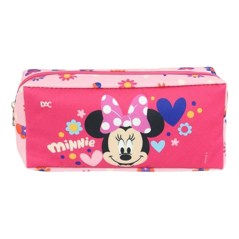 Estojo Escolar Simples Minnie Rosa - Dac