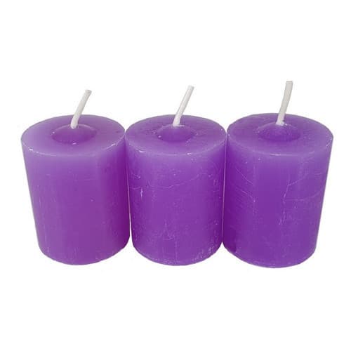 Kit 9 Velas Aromáticas Perfumadas Com Aroma De Lavanda