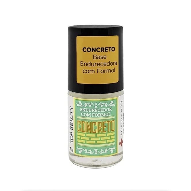 Kit 3 Base Concreto Endurecedor Top Beauty Sos 7ml