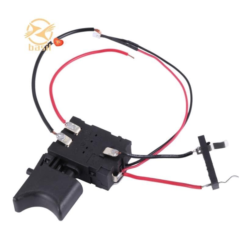 💡DC 7.2 V-24 16A Interruptor De Controle De Furadeira Elétrica Gatilho Sem Fio Com Luz Pequena Para Ferramenta