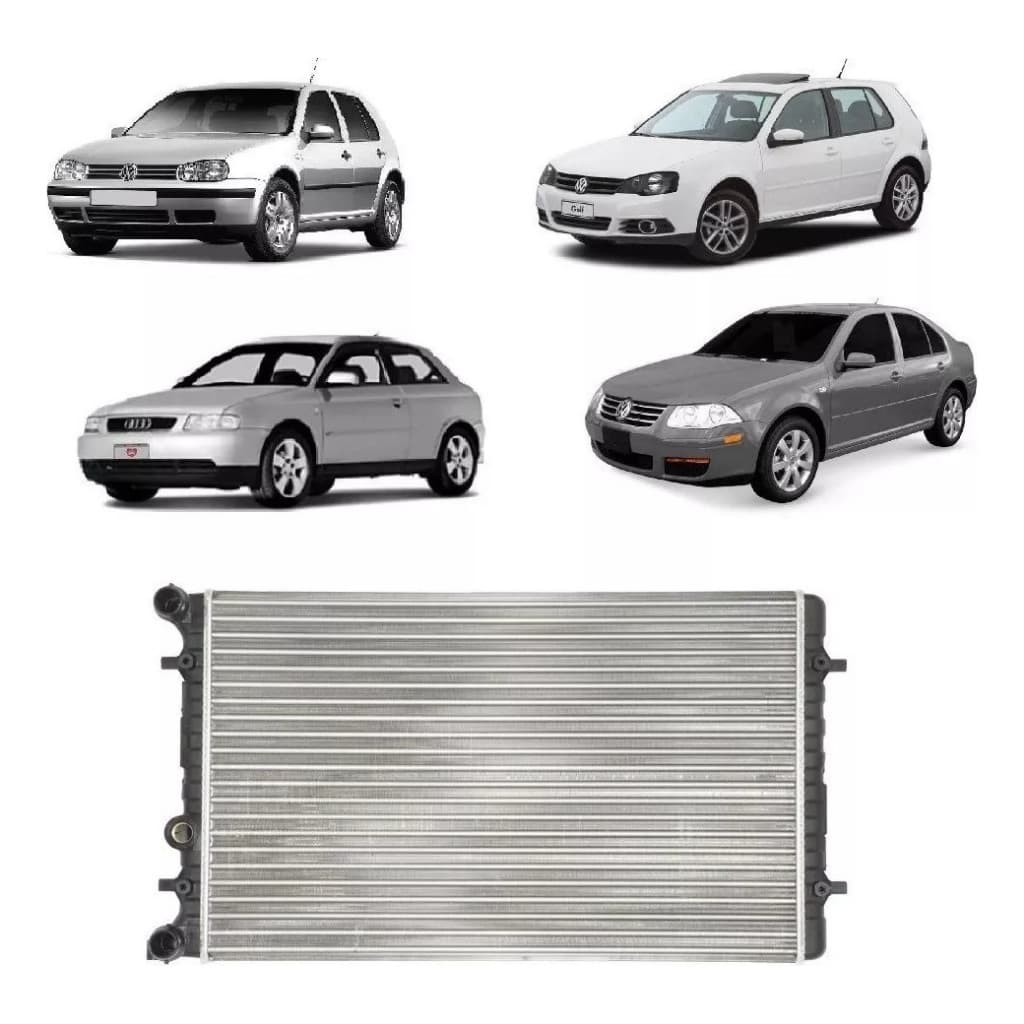 Radiador Audi Volkswagen A3 Bora Golf 1997 A 2008