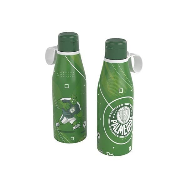 Garrafa Plástica Abre Fácil Palmeiras 530 ml - Plasútil