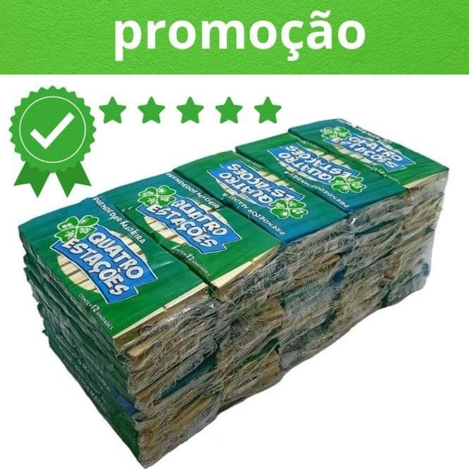 PROMO! Prendedor De Roupa Madeira Pregador Kit c/60 Unidades