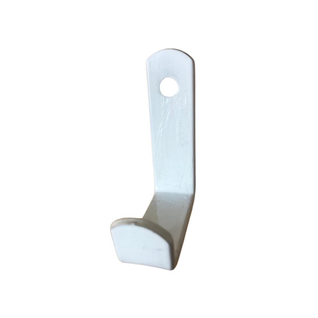 Gancho Cabideiro Porta Toalhas De Parede Branco Jc Industria