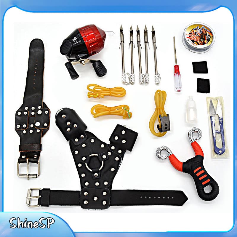 Kit Conjunto De Dardos De Pesca Multifuncionais Slingshot