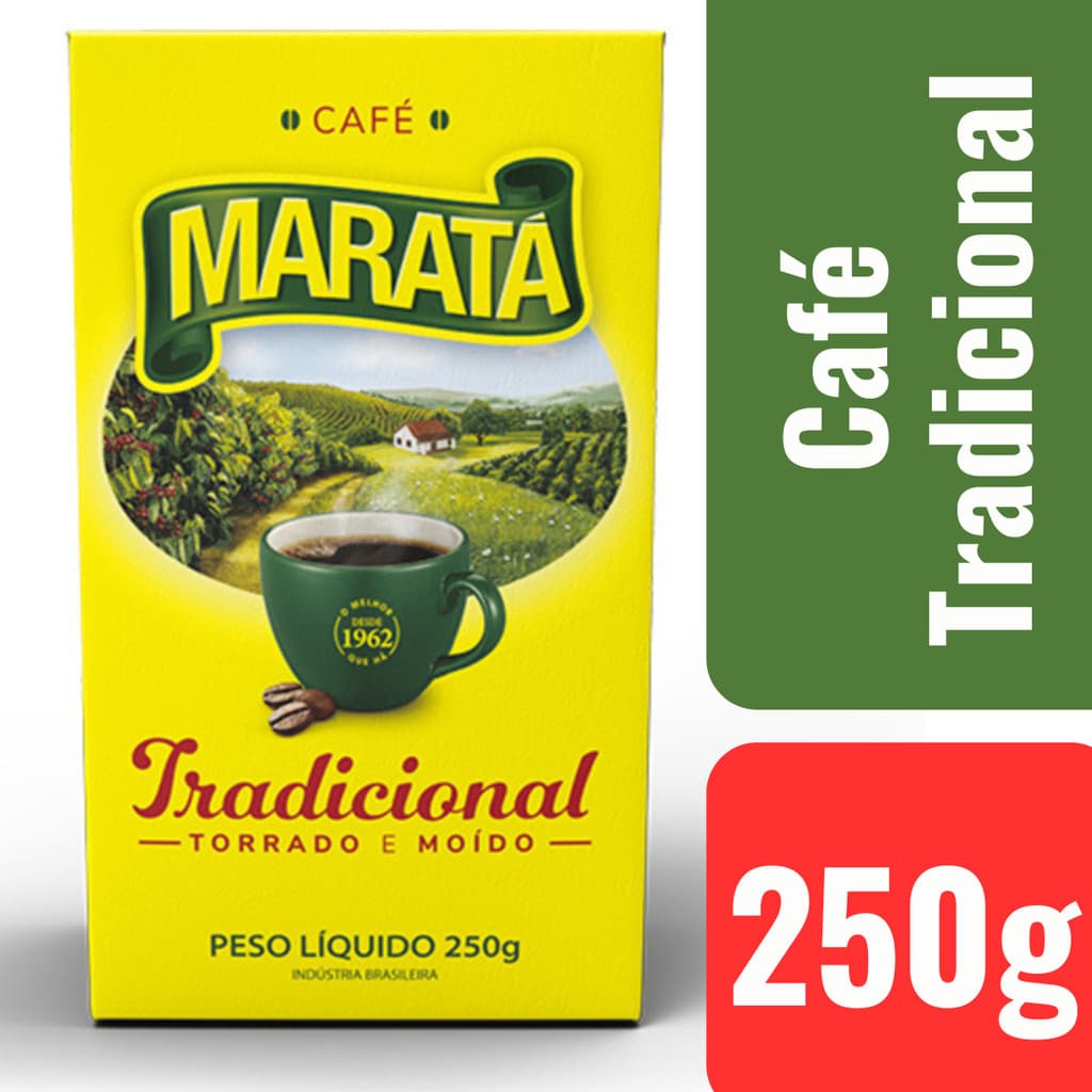 Café Maratá Tradicional Vácuo Torrado E Moido 250g