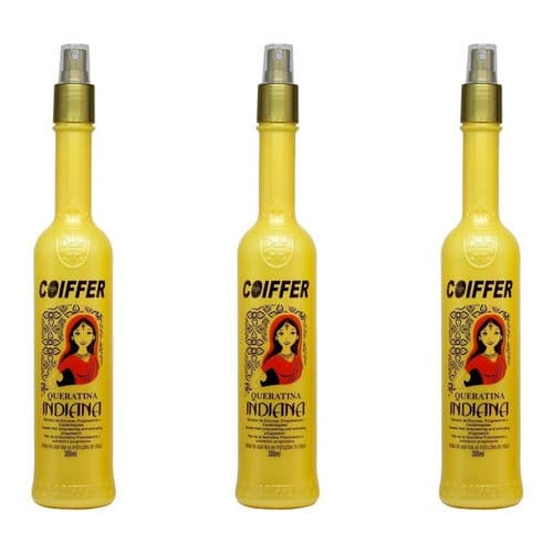 Kit Combo Queratina Indiana Coiffer 300ml