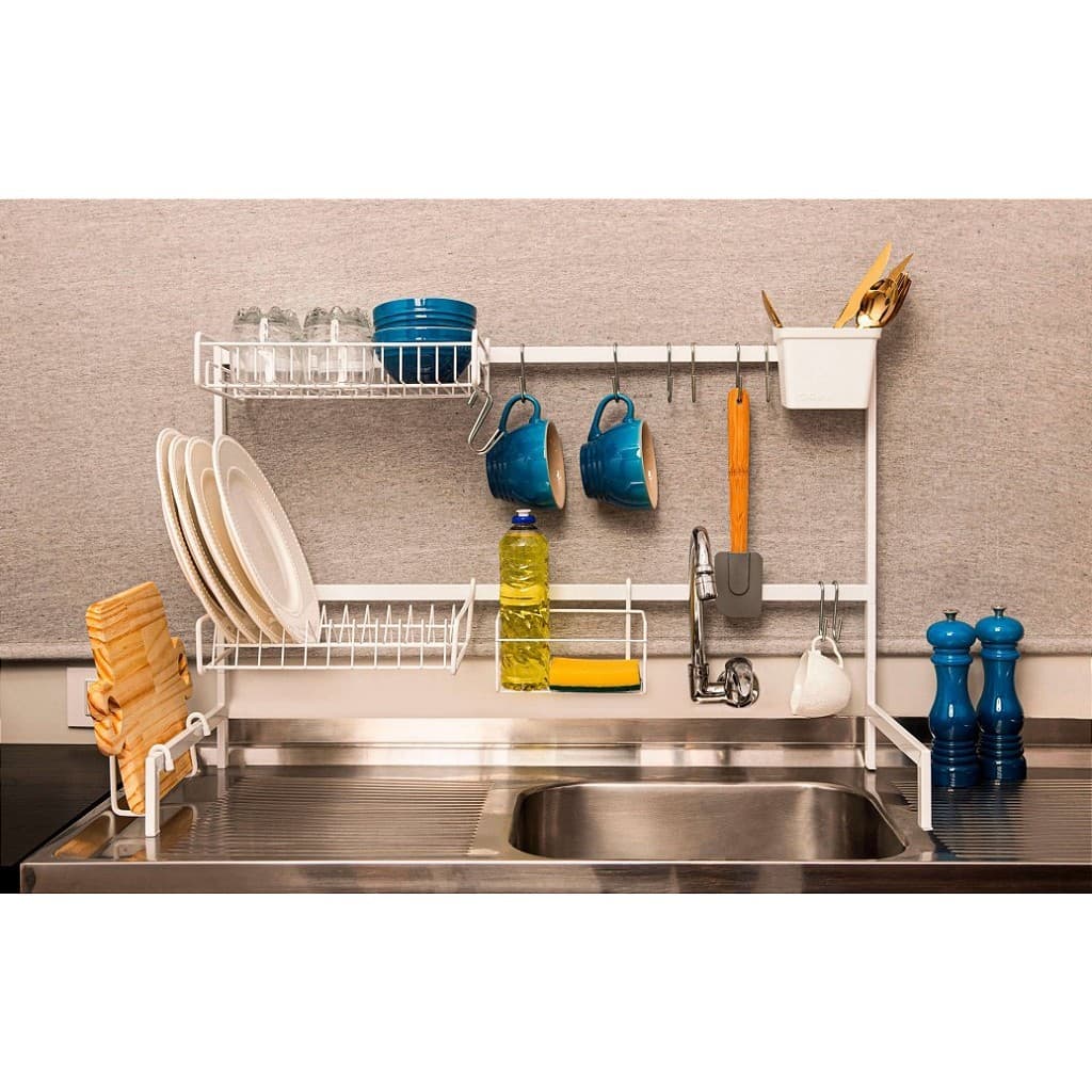 Escorredor Cozinha Autossustentável Essence Branco 82 cm