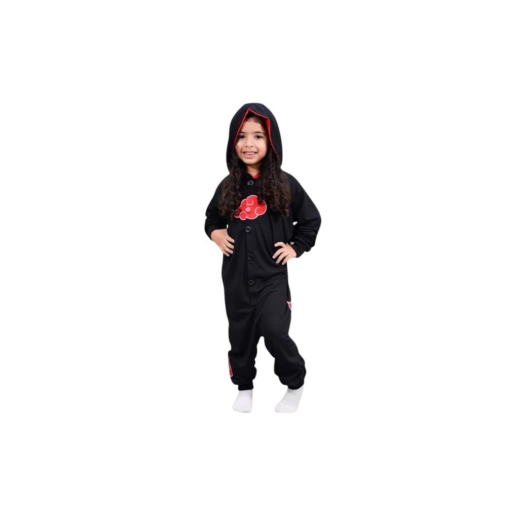 Macacao Kigurumi Zona Criativa Spring Infantil Akatsuki 4anos