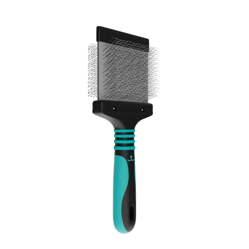 Rasqueadeira Flexível Pinos Longos Macio Azul Propetz