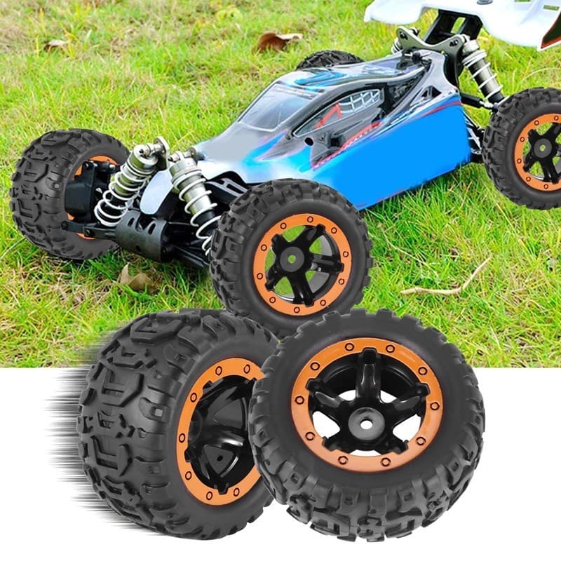 4 Pcs Pneus E Rodas Jantes Acessórios De Carros De Controle Remoto Para HBX 16889 1/16 RC Peças De Reposição De Veículos