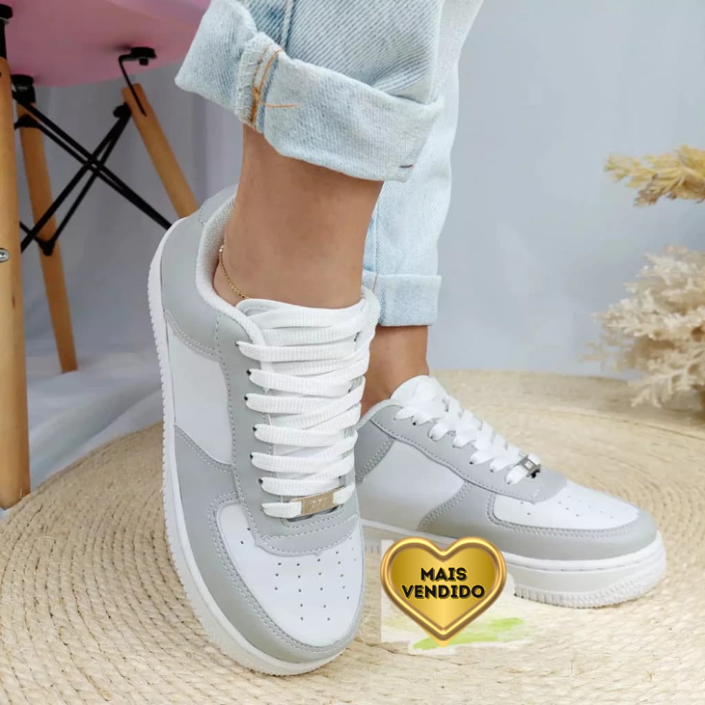 Tênis Feminino Casual Confortável Leve Antiderrapante Ideal para o Dia a Dia Envio Imediato