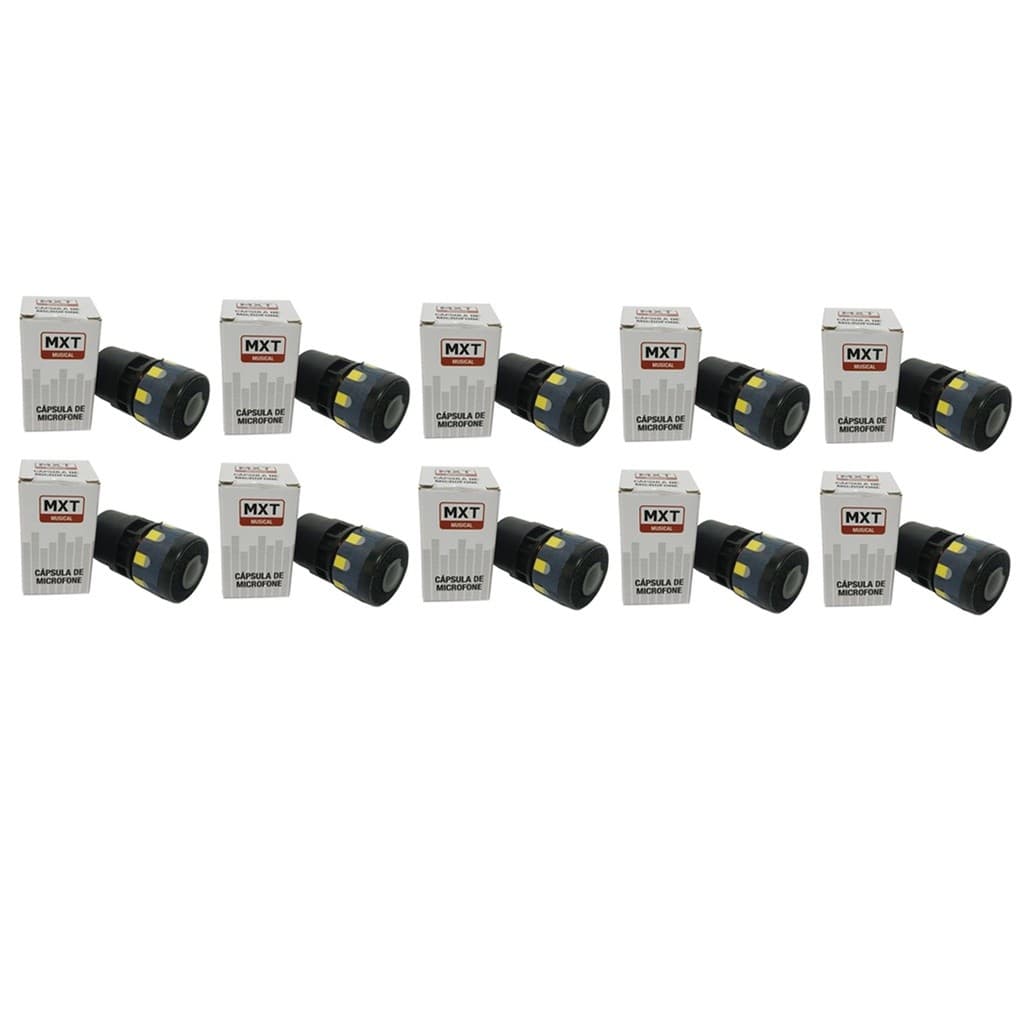10 Cápsulas Microfone Dinâmica Similar SM58 600ohms Profissional