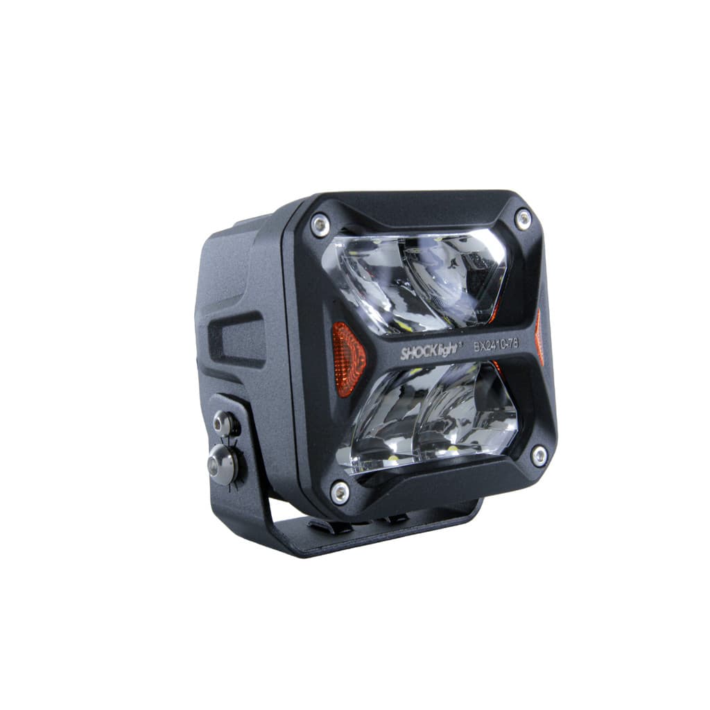 Farol led auxiliar xroad shocklight quadrado 6 led 58w 7200L