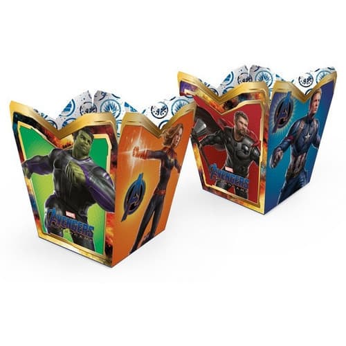 Cachepot De Papel Grande Festa Avengers Vingadores 8 Uni