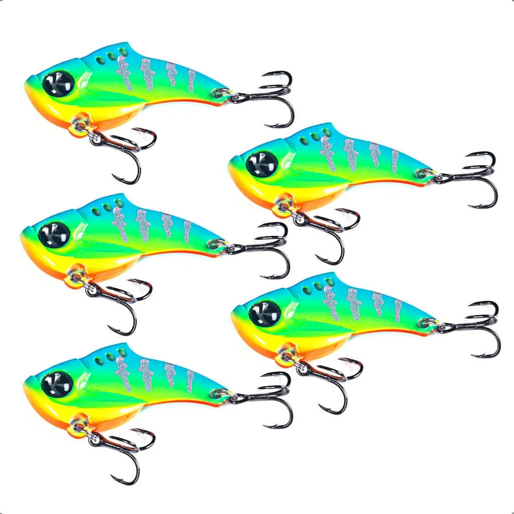 KIT 5 ISCA ARTIFICIAL P/ PESCA TUCUNARÉ DOURADO TRAÍRA 4 CM