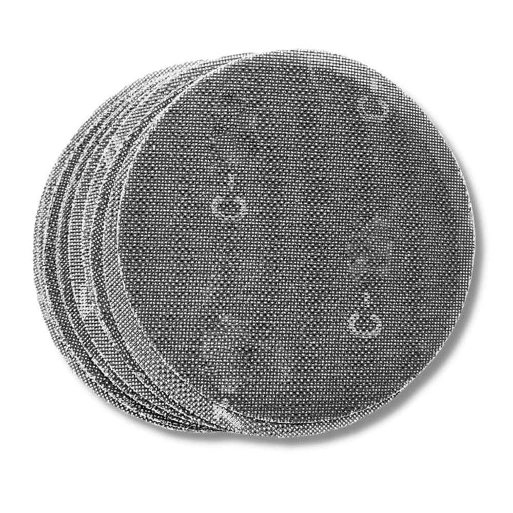 Kit 10 Disco de Lixa Abrasivo Telado com Fecho Aderente Lixadeiras 225mm Vários Grãos - Starfer