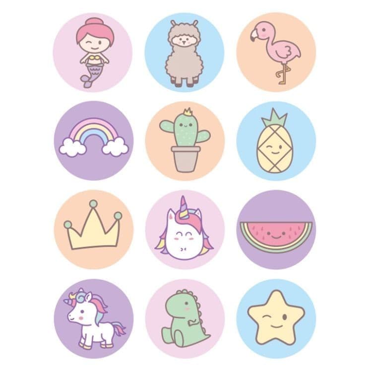Carimbos Cis Reino Encantado Carimbo Escolar Sortido Brinquedo Papelaria Criativa Kawaii Portátil