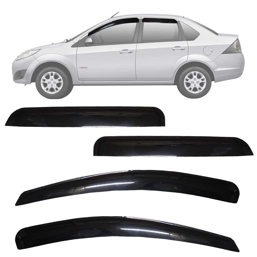 Calha Chuva Ford Fiesta Sedan Rocam 2002 2003 A 2010 2011