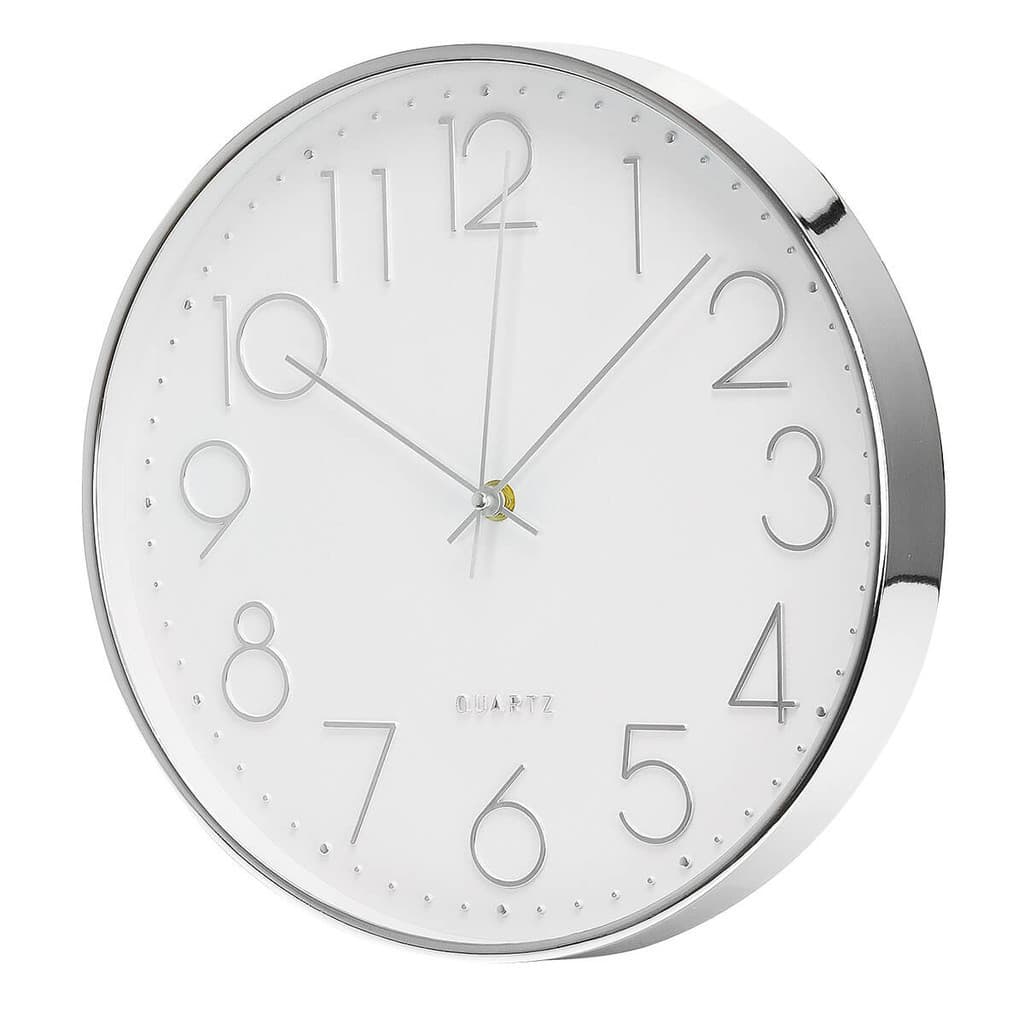 Relógio de Parede Cozinha 30cm Silencioso Clean Minimalista