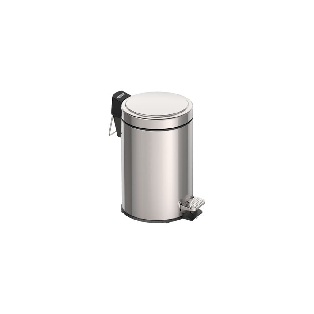 Lixeira Inox 3 Litros Tramontina Brasil Com Balde Interno e Pedal 3L 38/103