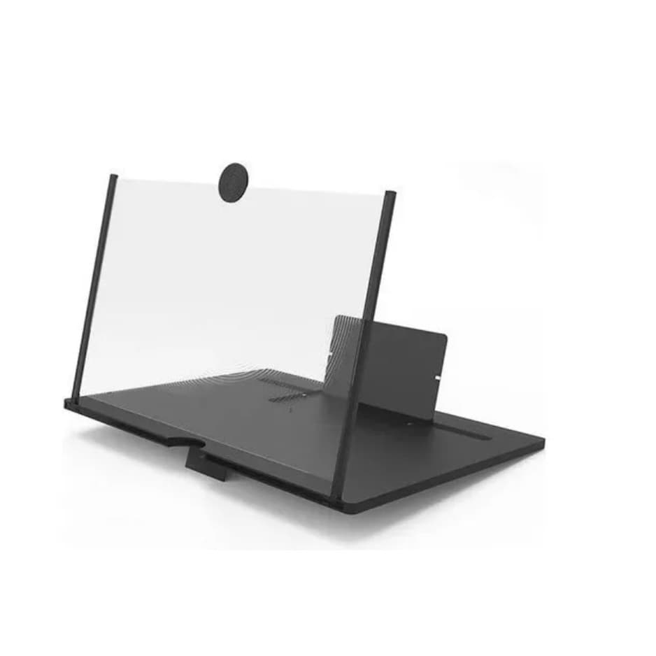 Lente De Aumento Tela Ampliadora Celular Lupa 3d 10 Polegada