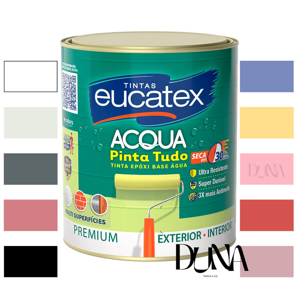 Tinta Epóxi Pinta Tudo Azulejo, Cozinha Eucatex 800ml