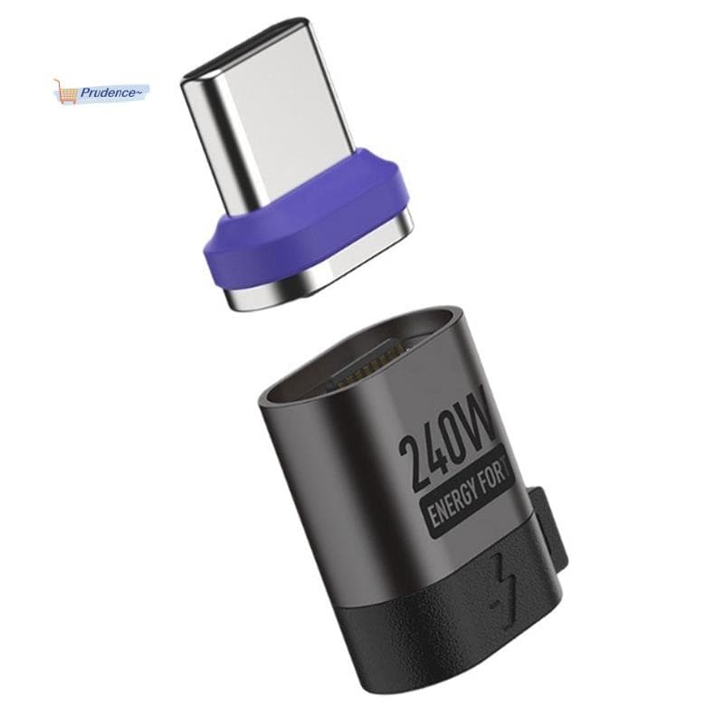 PD 3.0 Cabo De Carregamento Rápido 240W Adaptador Magnético Type C Transferência De Dados De 480 Mbps Para Telefone E La