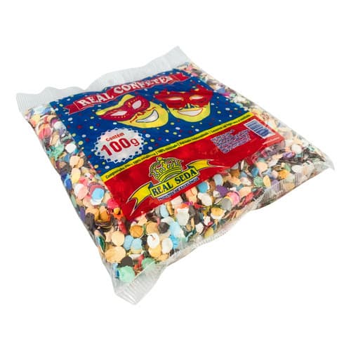 Lança Confetes Real Seda Confete Carnaval - Kit X 20 Unidades