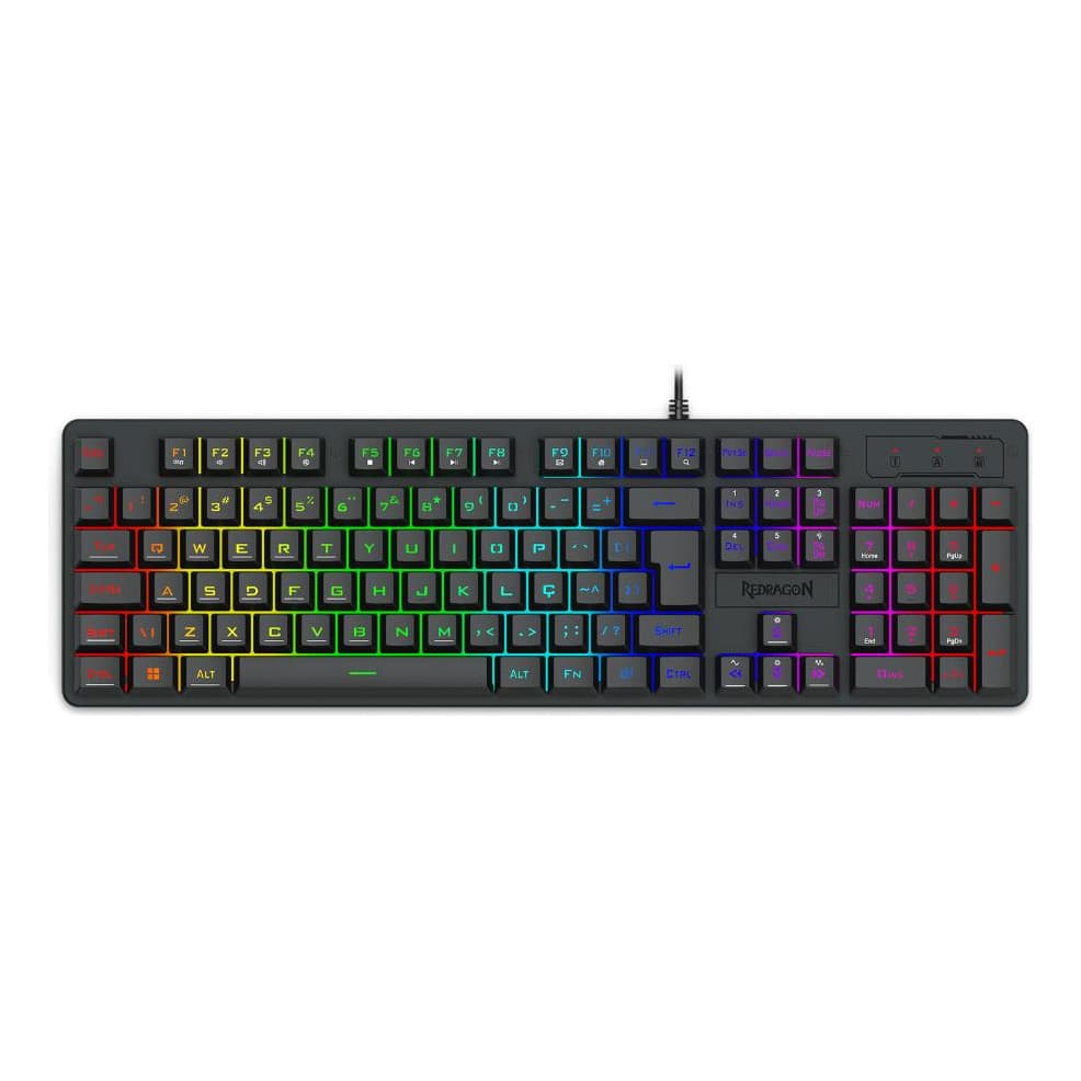 Teclado Gamer Netherbane Rainbow  K521-r Membrana Usb