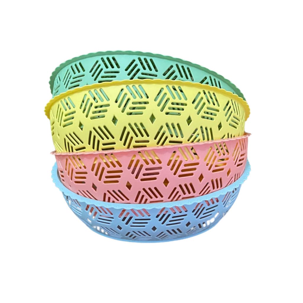 Cesto Multiuso Oval Médio Rattan 23cm