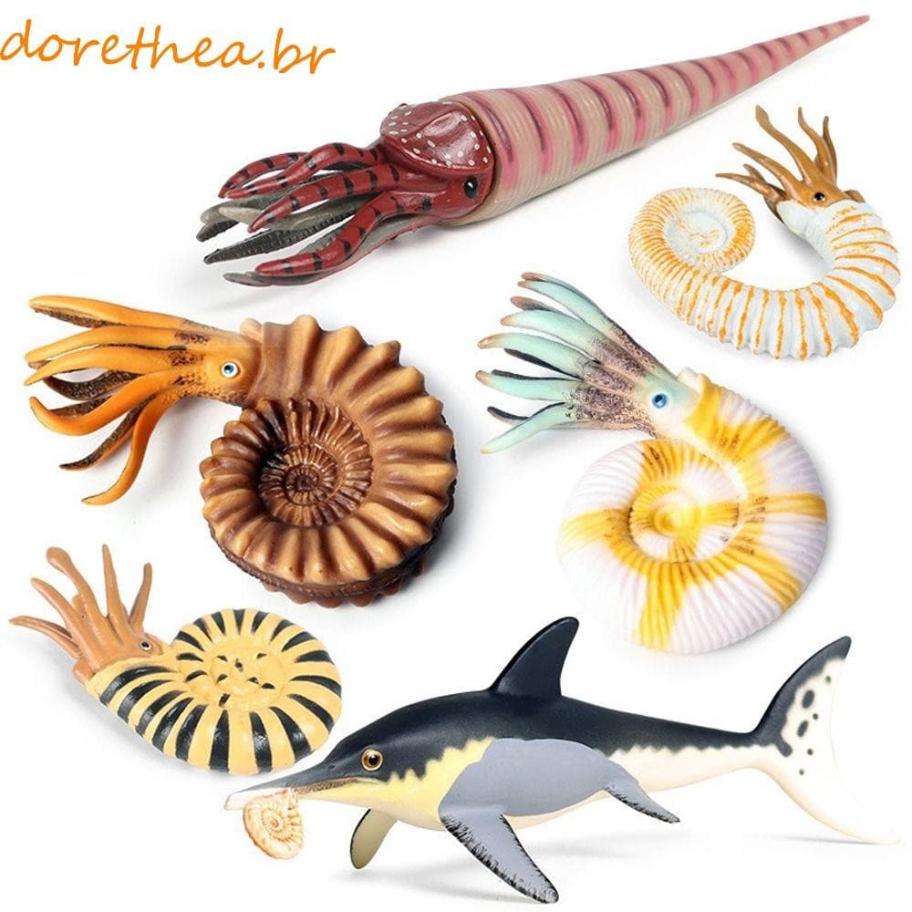 Figura Animal Oceano DORETHEA , Estatuetas De Vida Marinha De Simulação Pré-Histórica , Antiga De Trilobite