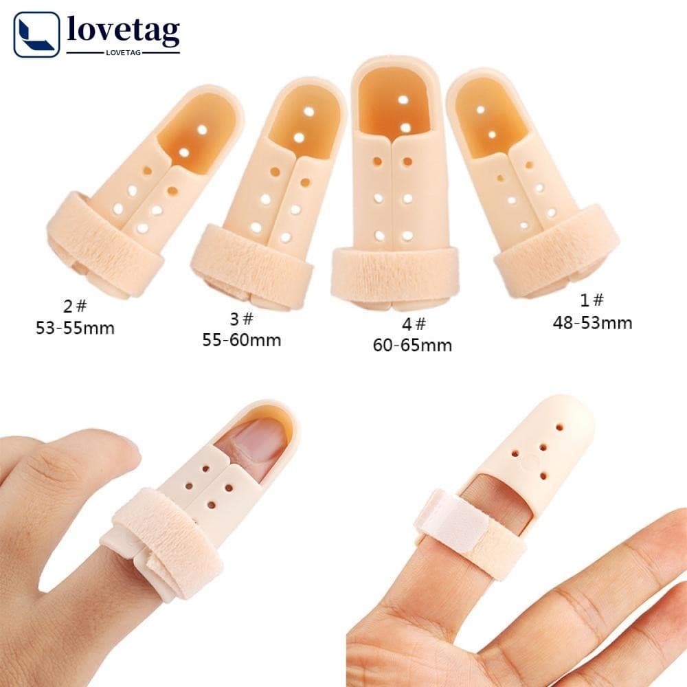 LOVETAG Novo Malete Plástico DIP Suporte De Dedo Brace Splint Proteção Da Junta Lesões 01 J9Y5