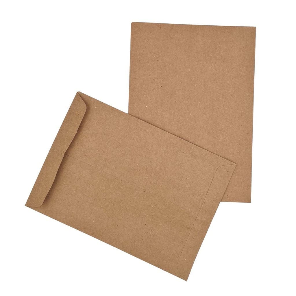 Envelope Meio Oficio Pardo Kraft 50un 80g 185X248mm Foroni
