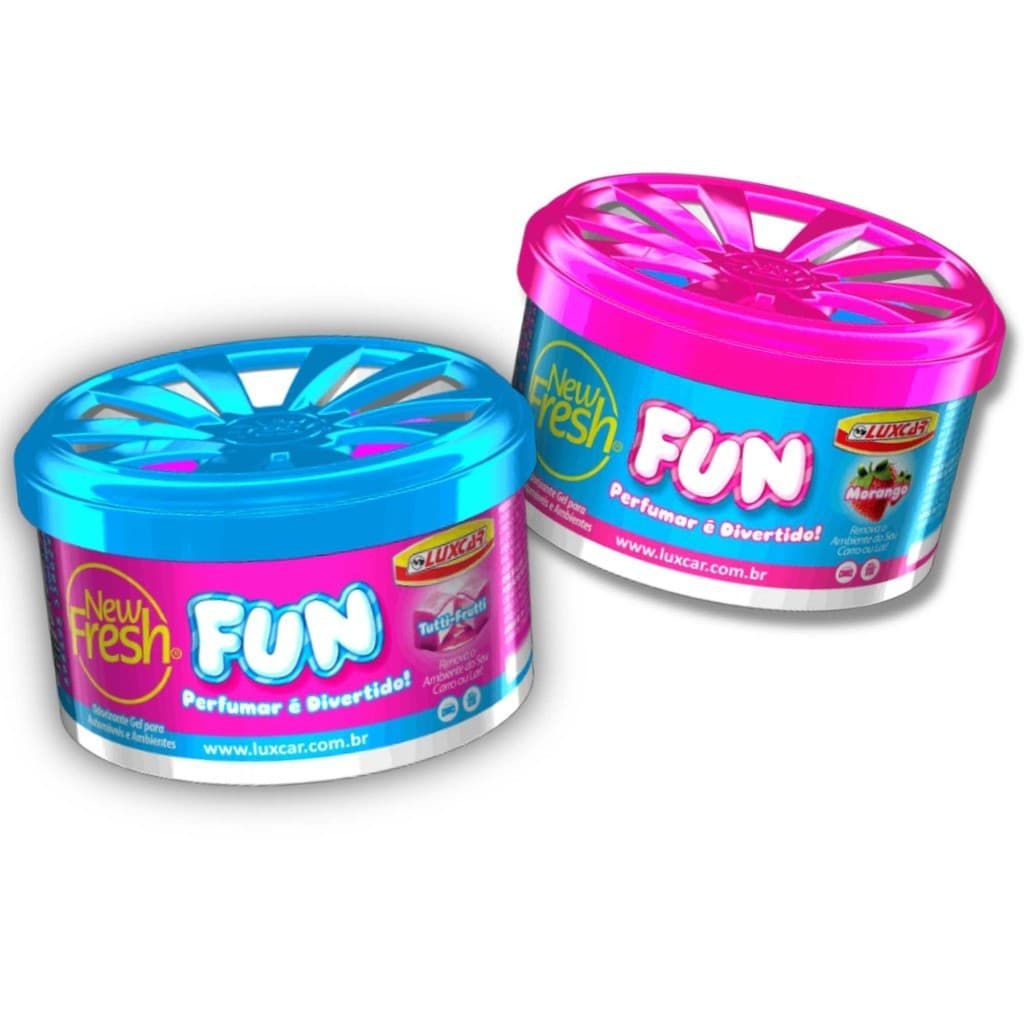 Cheirinho Para Carro Odorizante Gel New Fresh Fun Luxcar  60g