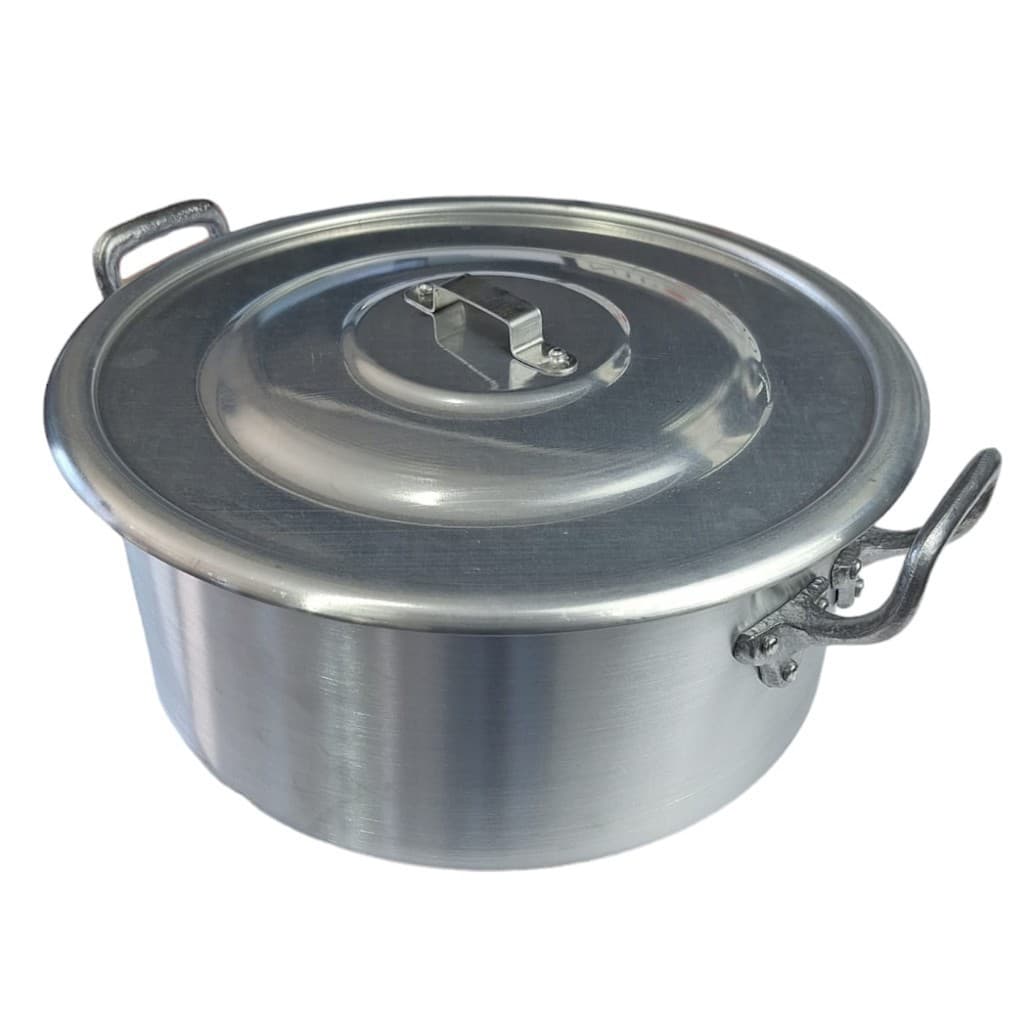 PANELA CAÇAROLA 9,5L Nº30 EM ALUMINIO COM ALÇA LINHA HOTEL