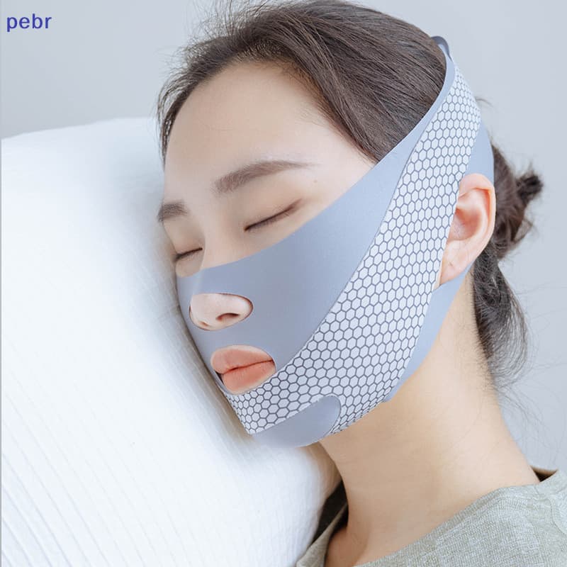 [Elevador Facial Face-Lift Com Do Sono V Modelador Emagrecedor Relaxamento Em Forma De Emagrecimento Reduzir O Queixo Duplo Massagem De Faixa De Desbaste [feng]