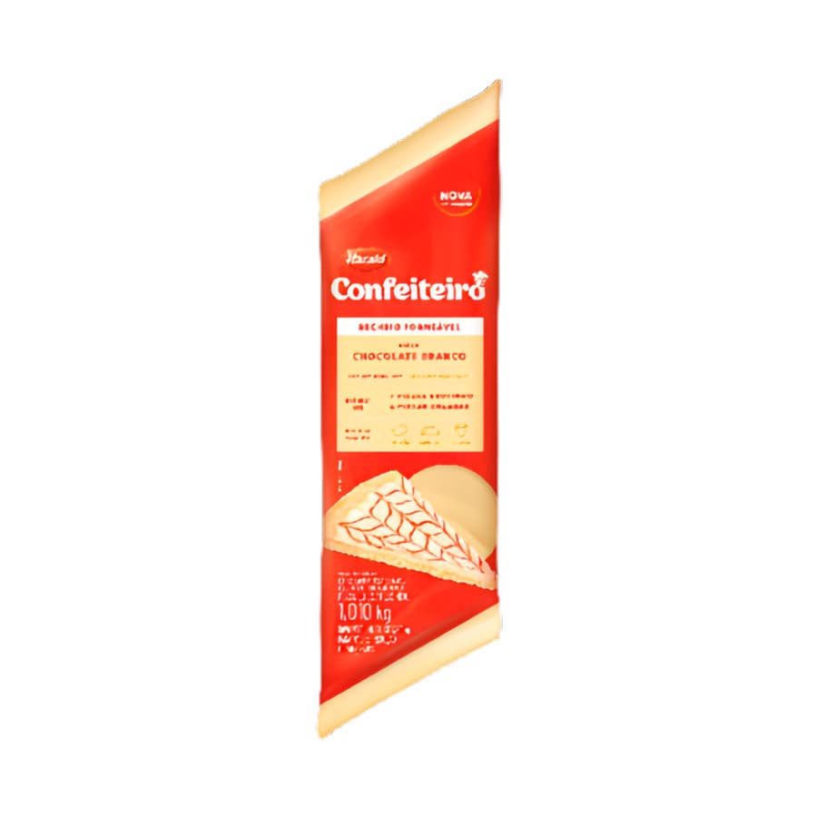 Recheio Forneável Confeiteiro - Chocolate Branco - 1,01kg - 1 unidade - Harald - Rizzo Confeitaria
