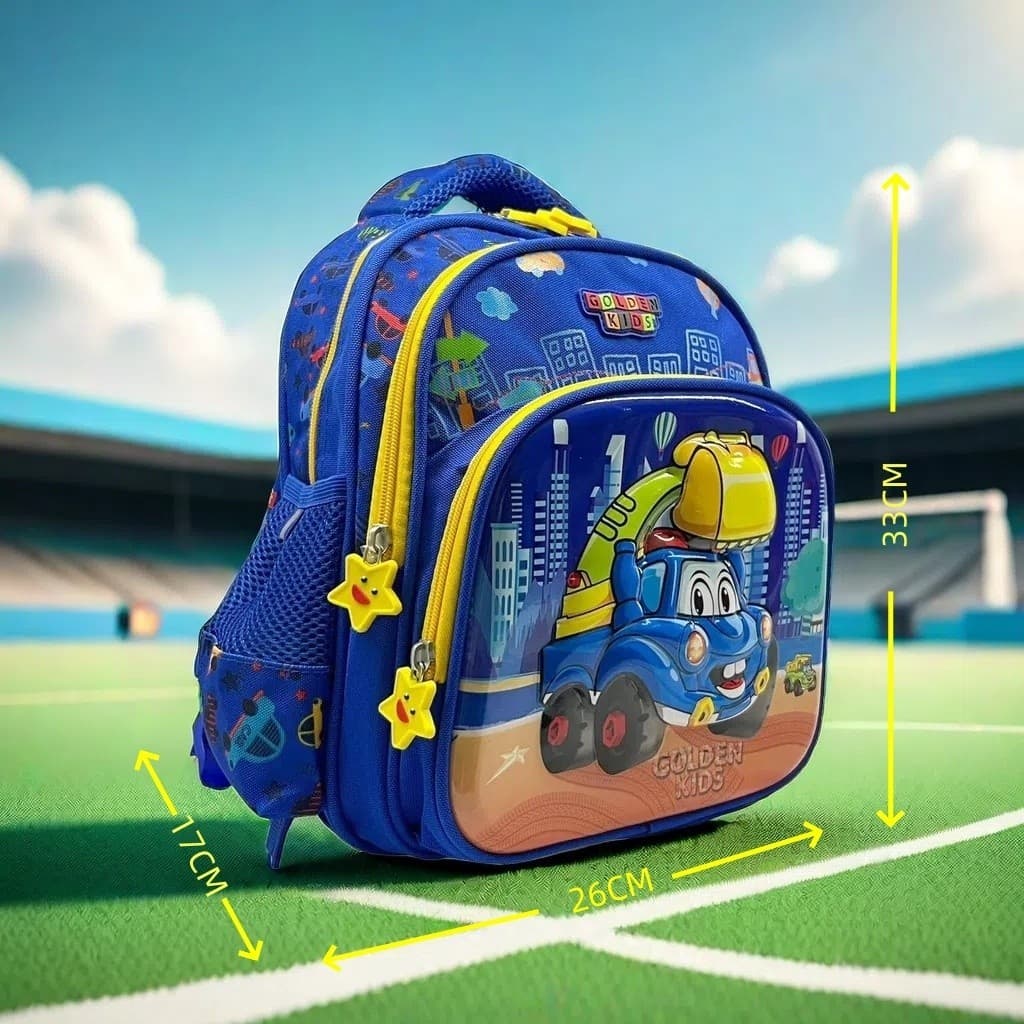 Mochila Escolar 3D Estampado Fosco Infantil Bolsa Menina e Menino GrandeMochila Escolar 3D Estampado Fosco Infantil