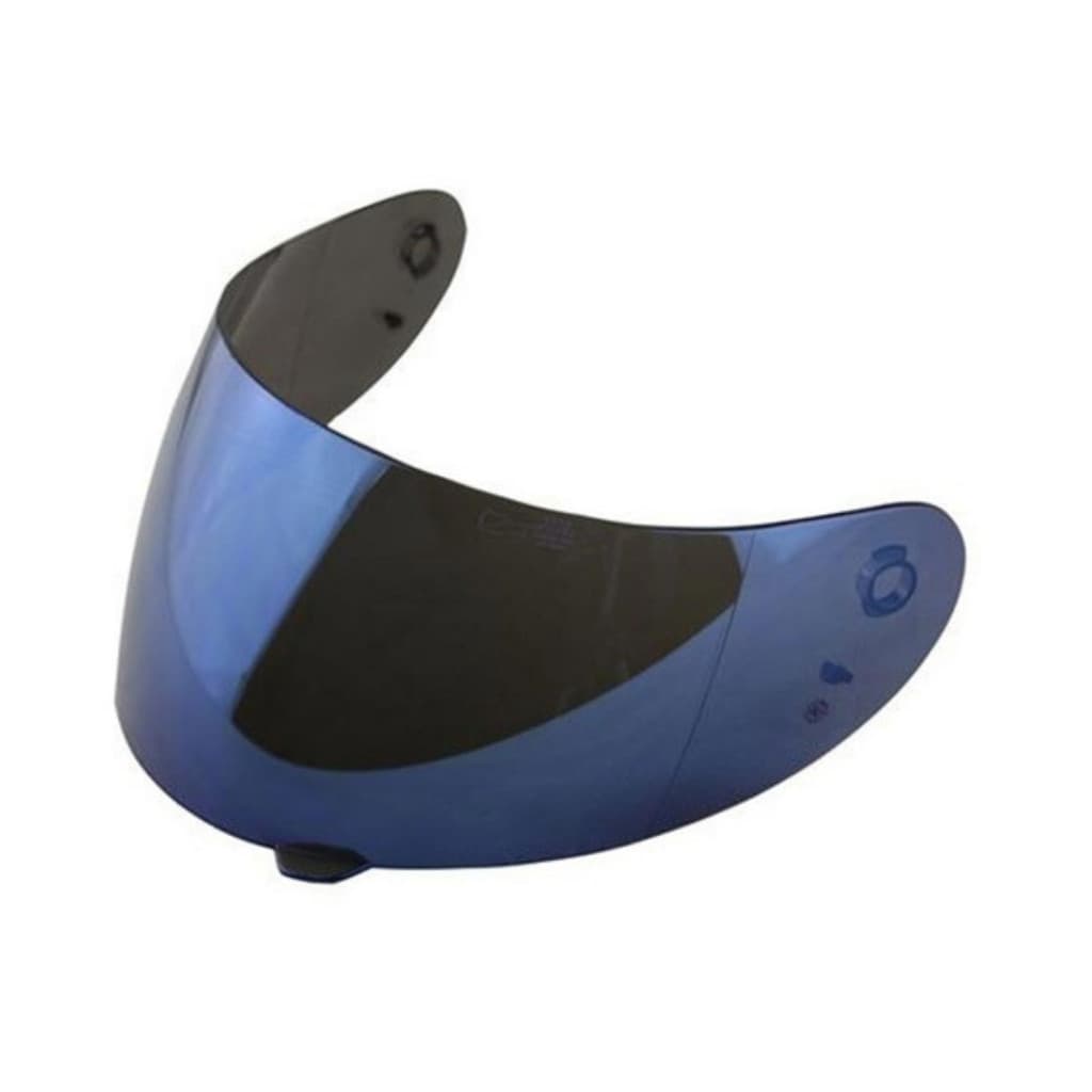 Viseira Capacete Agv K3 K4 Azul Iridium Polivisor