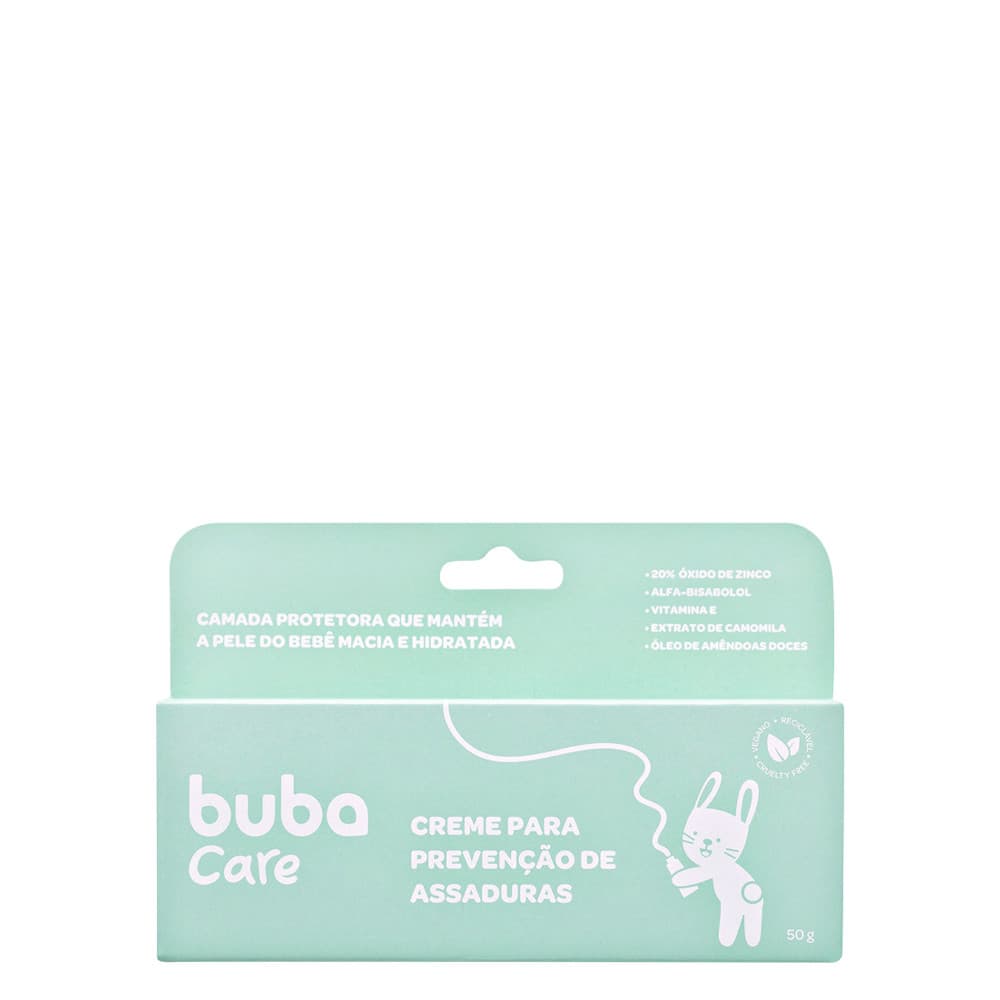 Creme Assaduras 50g Proteção Cuidado Bebê Pomada Buba Care