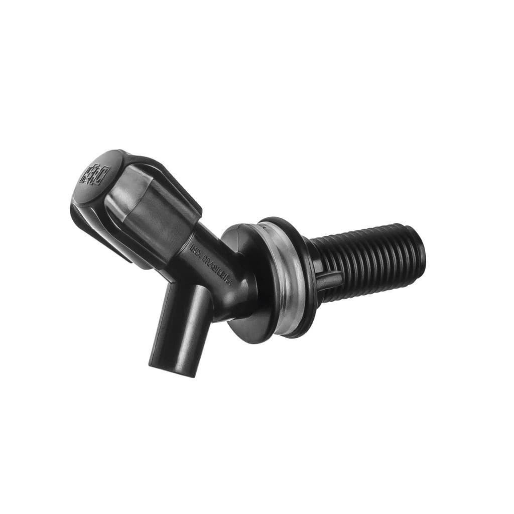 Torneira Plástica p Corote de Caminhão e Filtro Bebedouro Cor:Preto