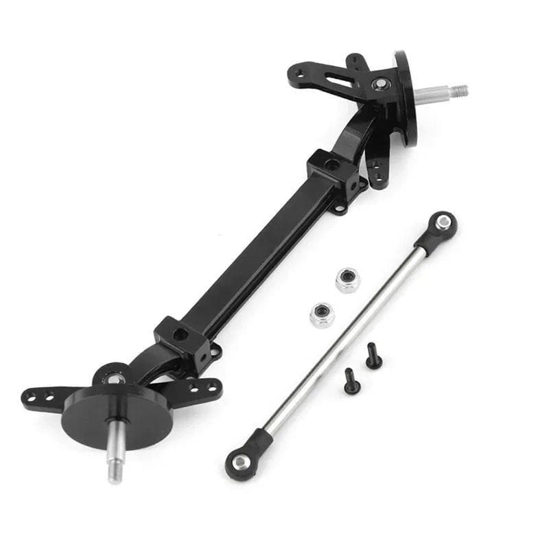 Alta Qualidade Metal Eixo Dianteiro Steering Rod Link Pólo para 1/14 Tamiya RC Trator Cartão Do Caminhão