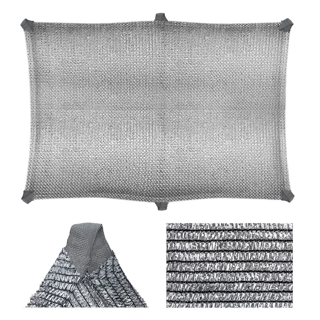 Tela Sombrite 70% Cobertura Decorativa Retangular Cor Cinza 5x3 Metros