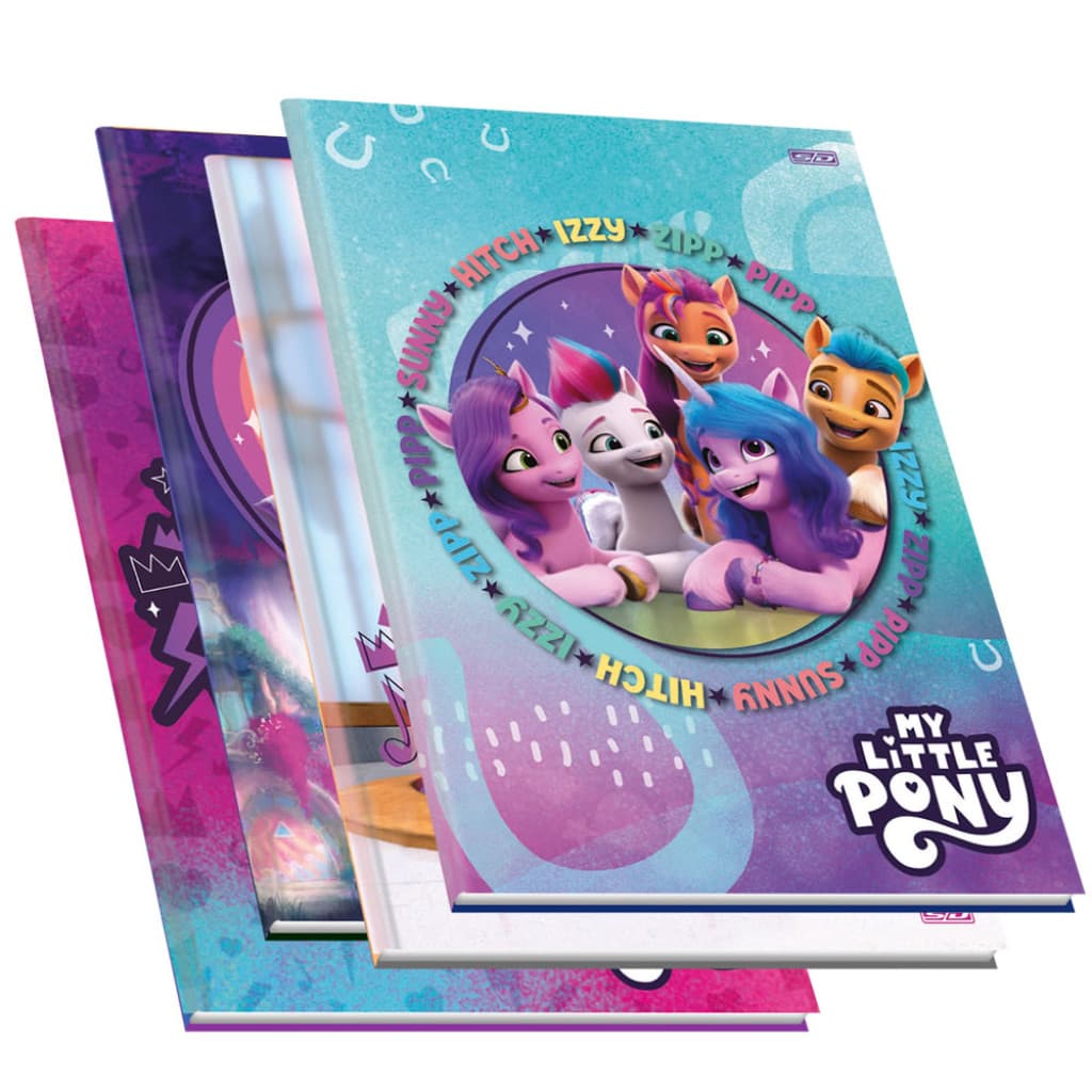 CADERNO BROCHURA 80 FOLHAS MY LITTLE PONY - SÃO DOMINGOS - UNITÁRIO E SORTIDO