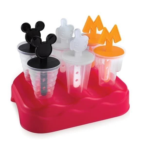 Kit Forminhas para Picolé Mickey Mouse - Plasútil Forminha Sorvete Infantil Mickey
