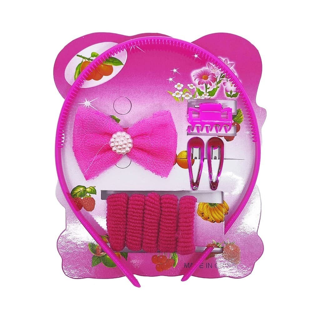 Kit infantil Criança Menina Tiara Presilha Laço Buchinha