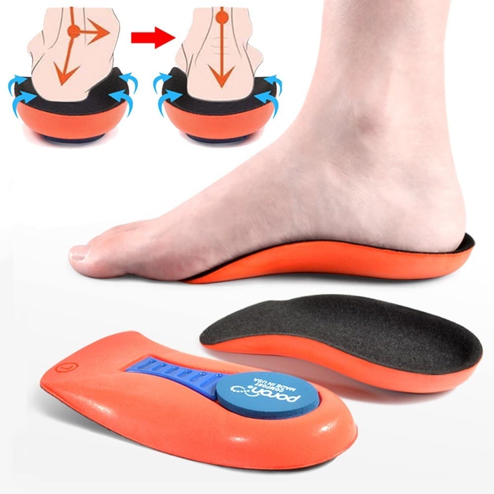 Palmilhas Ortopédicas Em Gel Ortopédico Para Fascite Plantar Pés Planos Tratamento De Esporão De Calcanhar Sapatos De Alívio De Dor Almofadas