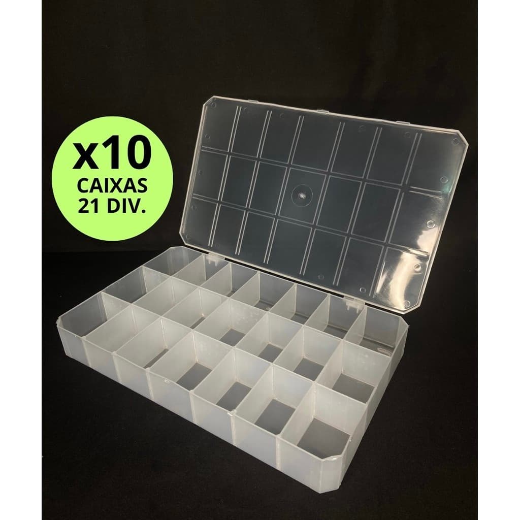 10x CAIXAS 21 divisões